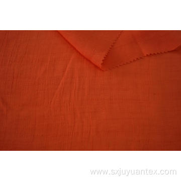 Rayon Polyester Slub Natural Crease Mark Tencel Fabric